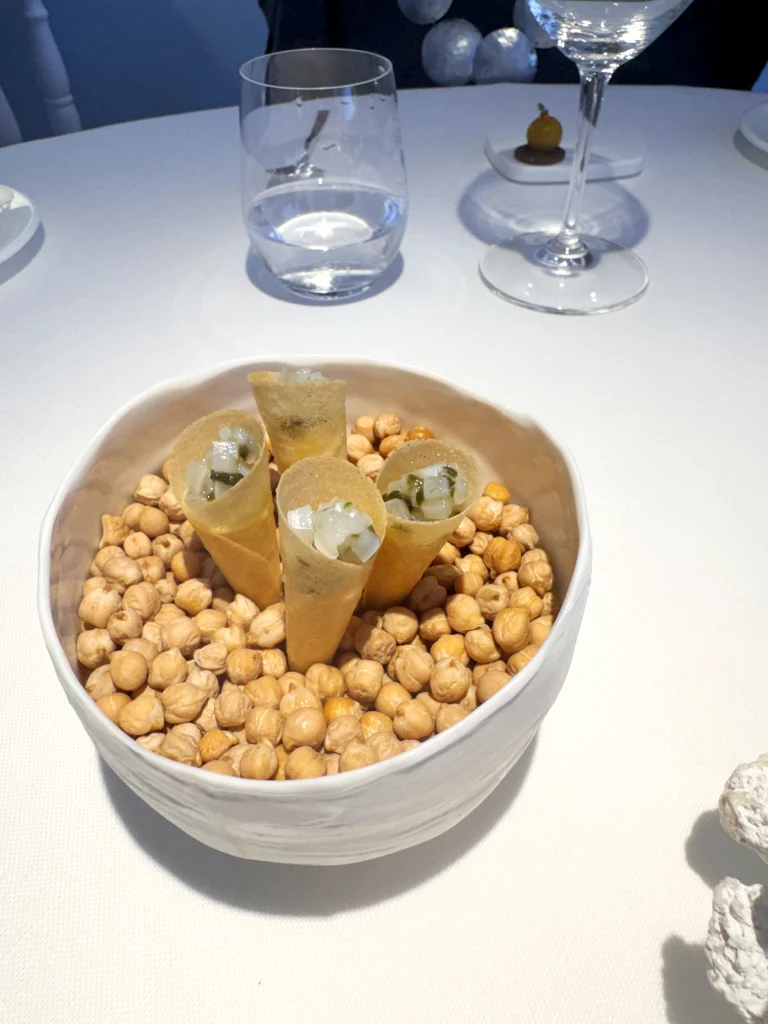 cialda hummus gamberi alga